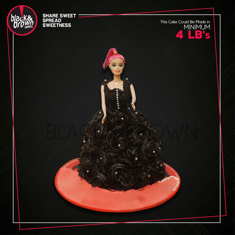 barbie doll customise cake - Cake Nagar