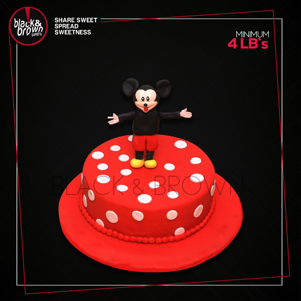 Mickey Mouse Birthday Cake No.K006 - Creative Cakes