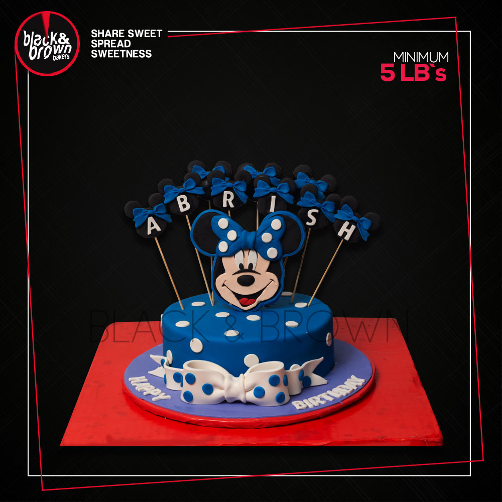Party in Blue Themed Cake – Poles Patisserie